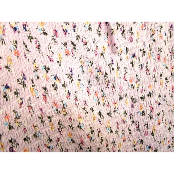 LORD & TAYLOR Design Lab Women's Lavender Floral Long Sleeve Top Large - NWT - Picture 15 of 15